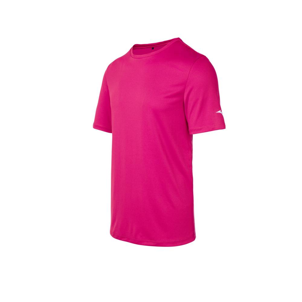 Mens Mizuno T-Shirts Pink Philippines (WLZHXO807)